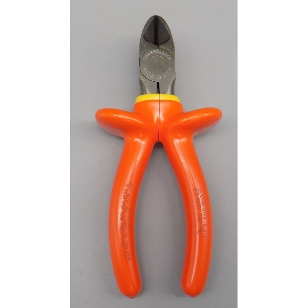 Cementex Diagonal Wire Cutters Double Insulated 1000v Linemans P6D Channellock